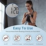 EZON Heart Rate Monitor Chest Strap and Digital Watch T037,5ATM Waterproof Fitness Tracker with HRM,Calories Burned,Stopwatch and Hourly Chime (Watch Band Included) - Image 3