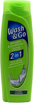 6 x Wash & Go Universal 2in1 Shampoo & Conditioner 200ml by Wash & Go