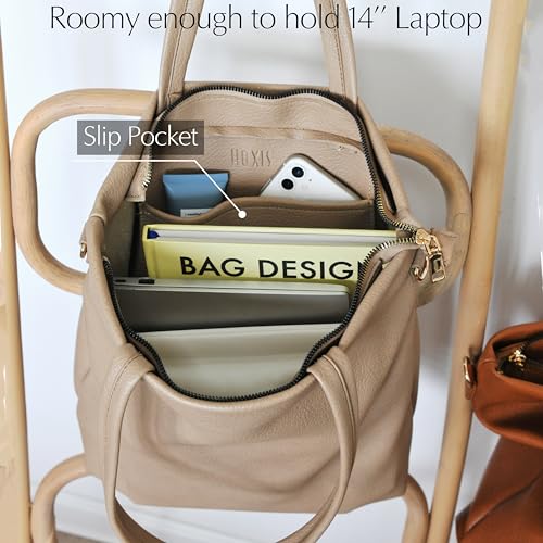 Bolso Tote Vertical para Mujer con Correa Removible en Cuero Vegano miniatura 4
