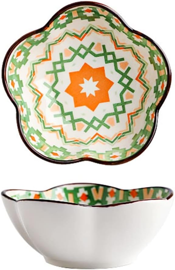 Plum Flower Dish Ceramic Small Household Soy Sauce Vinegar Seasoning Hot Pot Dipping Bowl Side Pickle Plate