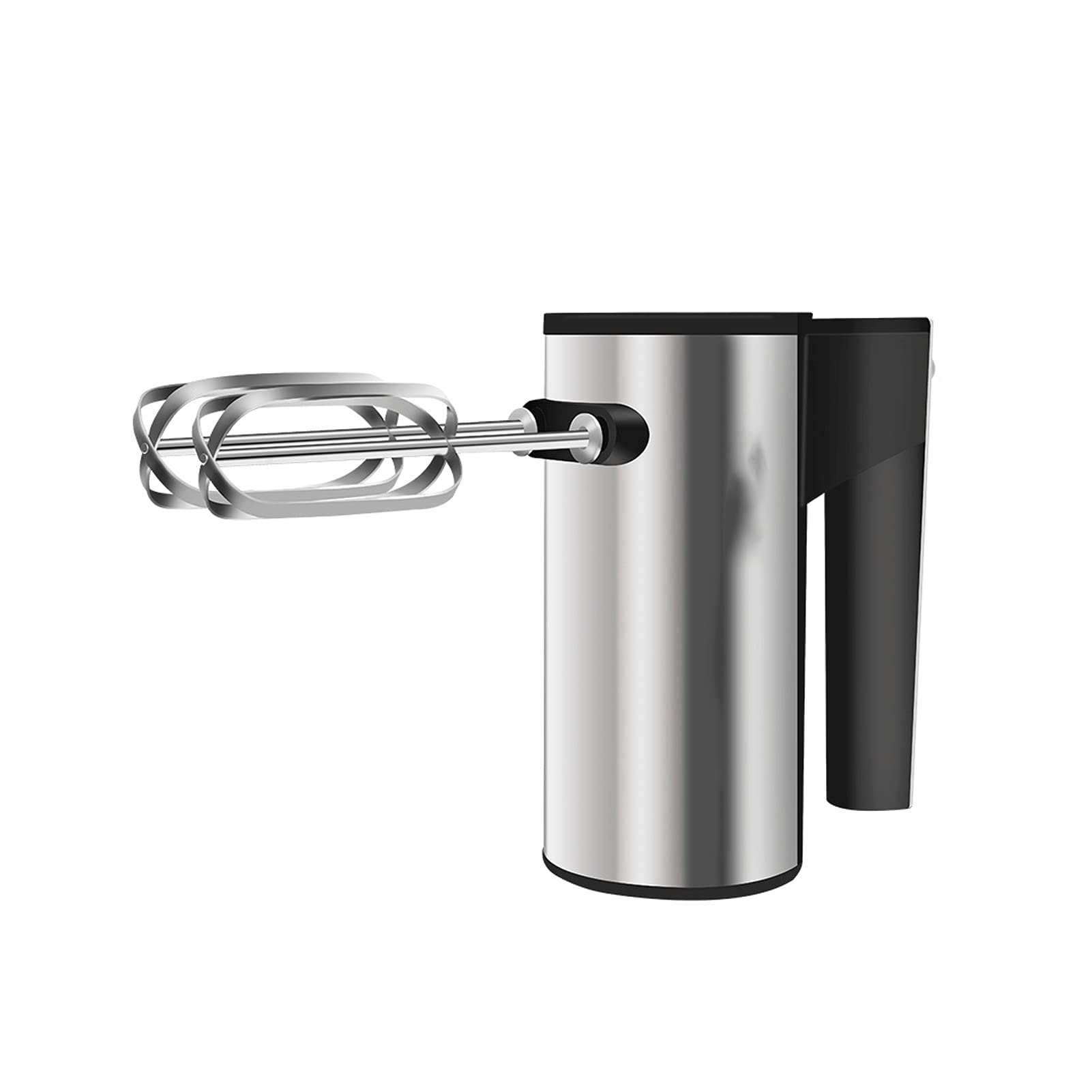 Mezcladores de Mano para el hogar Cocina de Mano Negro 5 velocidades con función Turbo Batidor eléctrico, Incluye batidores de Acero Inoxidable Resistentes y Ganchos para Masa