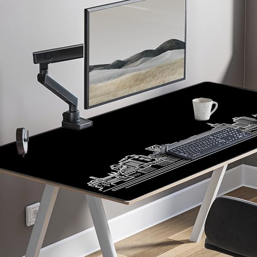 Tapis de souris de jeu 1000x600mm LL-COEUR pour sublimer et organiser votre bureau gamer PC