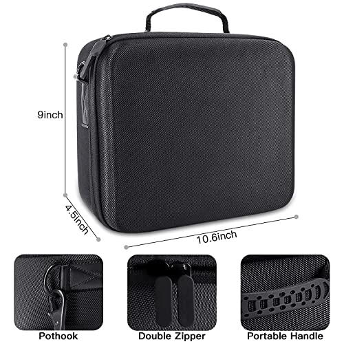 Coowps Switch Case Compatible With Nintendo Switch And Switch Oled Model, Full Protection Hard Switch Carrying Case Travel Bag Fit Switch Console Pro Controller Accessories Black #TOP4