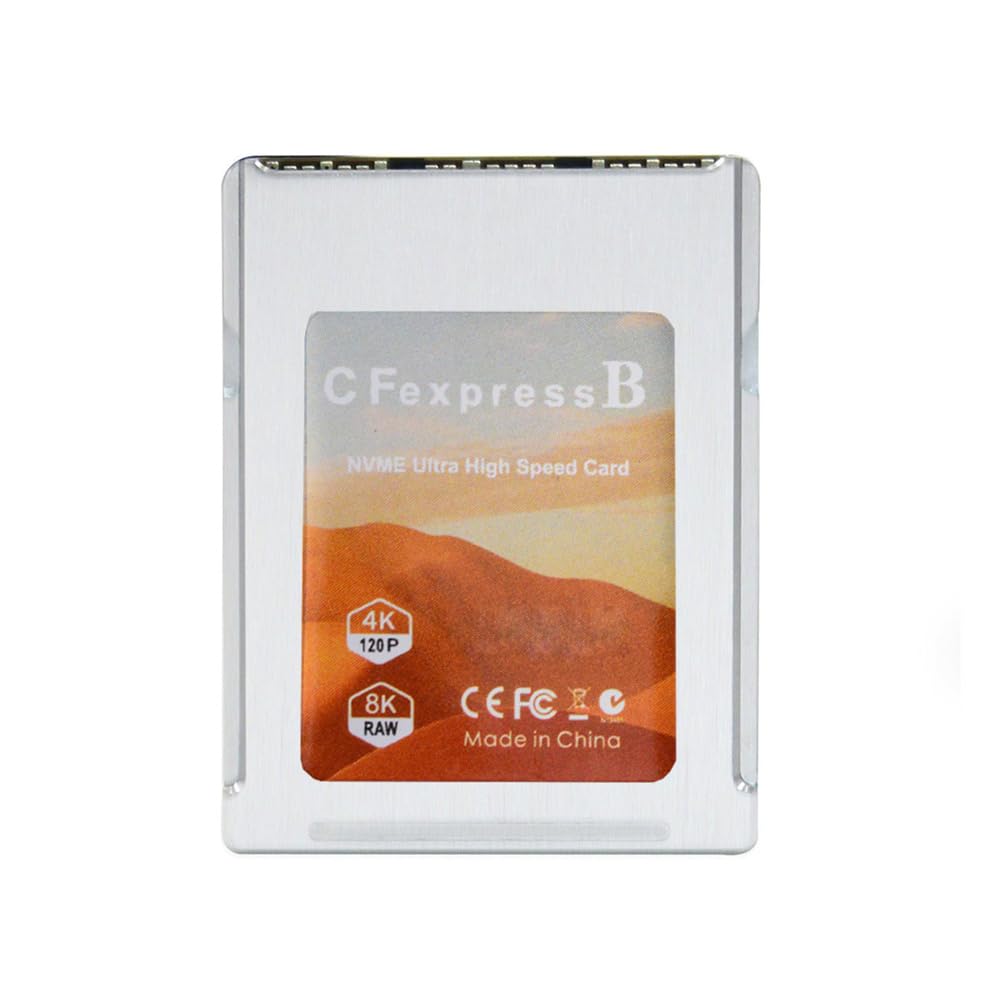 Xiwai Lecteur de Carte mémoire CFexpress Type-B vers NVME 2230, boîtier CFE CFB NGFF, Adaptateur M-Key, Coque en Alliage pour Appareil Photo 8K RAW, Extension PCIe