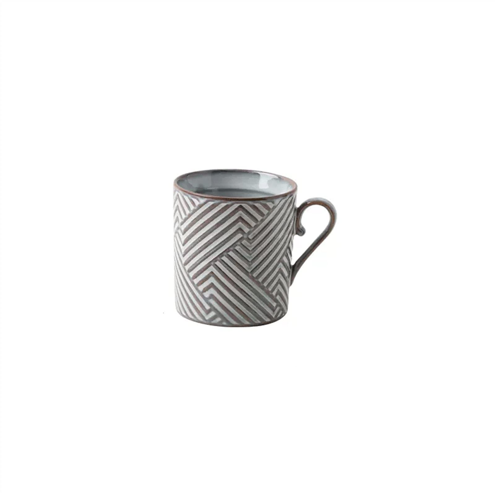 Exquisito Taza de café Vintage 300ML, taza té cerámica for el hogar alta belleza, agua exquisita Oficina en casa