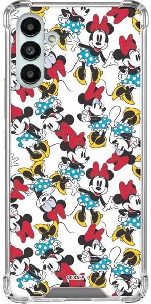 Skinit Clear Phone Case Compatible with Galaxy A13 5G - Officially Licensed Disney Minnie Mouse Rockin Minnie Pattern Design