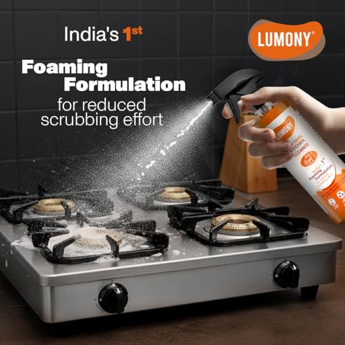 Image of Kitchen Cleaner - 500 ml | Instantly removes Tough Greases, No stains or residue | Maximum cleaning power | Cleans in 60 seconds | Suitable for Chimneys, Counter Tops, Stoves Cleaner