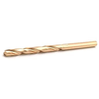 TMAX Non-Sparking 6 mm (0.24inch) Drill Bit Beryllium Bronze Copper, 55mm Working Length, 100mm (4inch) Total Length, Spark Free Safety, Non-Magnetic, Corrosion-Resistant