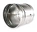 Dayton Round Fire Damper, 165 Deg F, 13-5/8 in. D