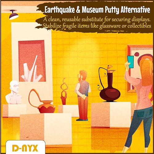 Double Sided Tape Adhesive Dots Stickers 280, 350, 450, 550 or 700 Pack Removable Putty No Trace Clear Sticky Tac Blue Sticky Tack Balloon Tassels Picture Hanging Strips (350 Sticky Dots) - Image 8