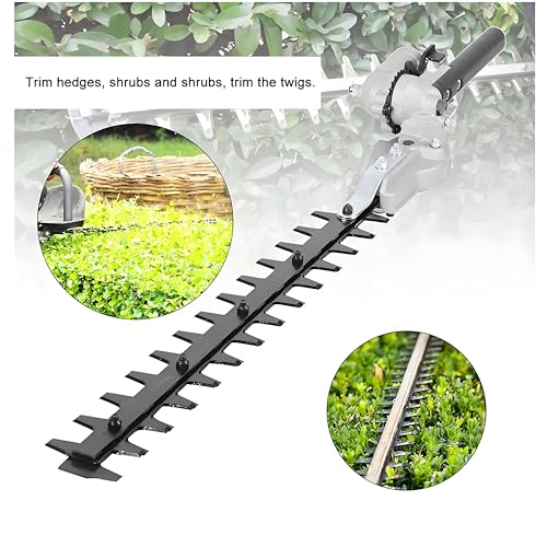 Akozon Accesorio de Cuchilla para Cortasetos de 26 Mm, Piezas de Repuesto para Desbrozadoras, Recortadoras de Jardín