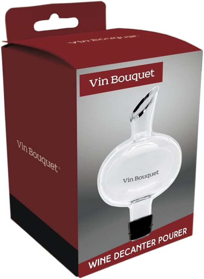 Vin Bouquet FIA 022 Minidecanter for Bottles, 11.4 x 7.3 x 7.3 cm
