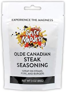 Spice Madness Seasoning Pouches, 3oz (2 Pack, Olde Canadian Steak)
