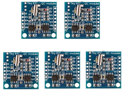 Fasizi 5 módulos de reloj en tiempo real RTC I2C DS1307 AT24C32 para Arduino AVR PIC 51 ARM