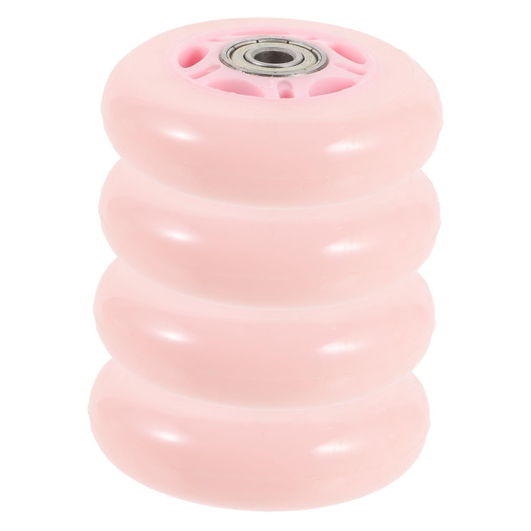 Mipcase Replacement Skate Wheels 4pcs 70mm Pu High Elasticity Wheels for Roller Skates Rollers