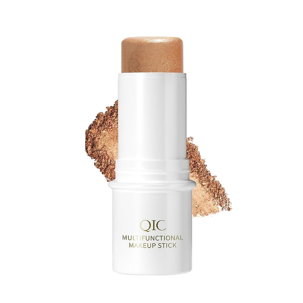 Multibrite Cream Highlighter Stick Makeup Face Highlighter Stick for Cheeks Eyes and Lips Highlighter Stick Compact Stick for Enhance Jaw, Forehead, Brow Bone (Bronze)-picture-40