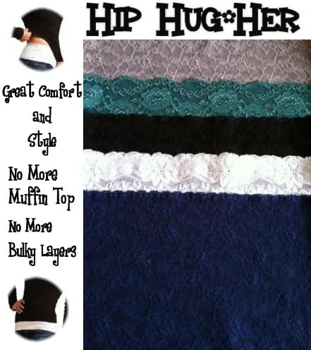 Dessas Danty Hip Hug Her Top Lace Layer Accessory - Navy - Size Large/XLarge