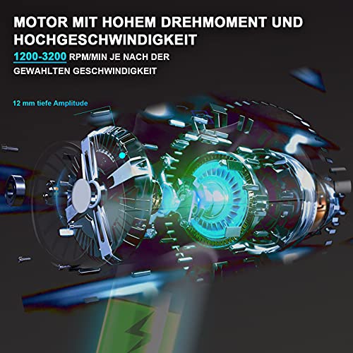 Massagepistole, Massage Gun Massage Pistole mit 30 Geschwindigkeiten Muskel Massagegerät Fitgun Handmassagegerät für… - Image 5