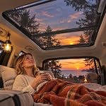 Magnetic Car Sunroof Shade Breathable Mesh, Car Window Shades for Camping, Sunroof Cover UV & Bug Protection, Car Camping Essentials for SUV Jeep, Quick Install Awning Side Windows Cover (49×39 inch) - Image 5