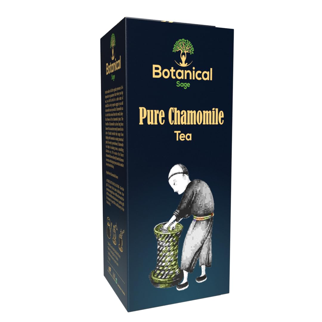Botanical Sage- Chamomile Tea 40 Pyramid Teabags | Dried Chamomile flowers | Reduces Stress | Betters Sleep | Selected | Luxury Tea (B0CKXP17ZZ) Amazon Price History, Amazon Price Tracker