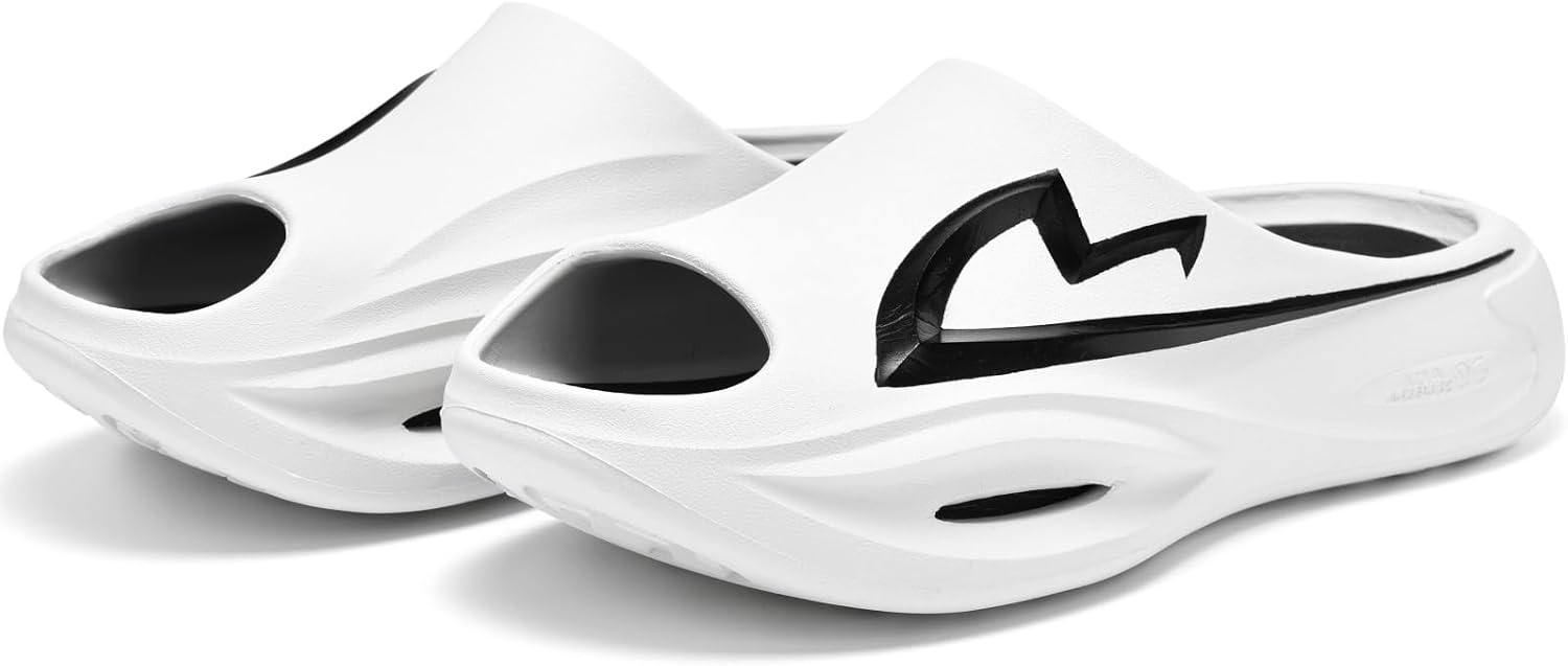 Recovery Slides Air Cushion Sport Slides with Cushioned Footbed for Men Women