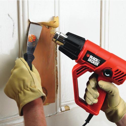 BLACK+DECKER 2000 W Heat Gun for Paint Stripping with 5 Accessories Kitbox, 2 Speed & Variable Heat Control, KX2001K-GB