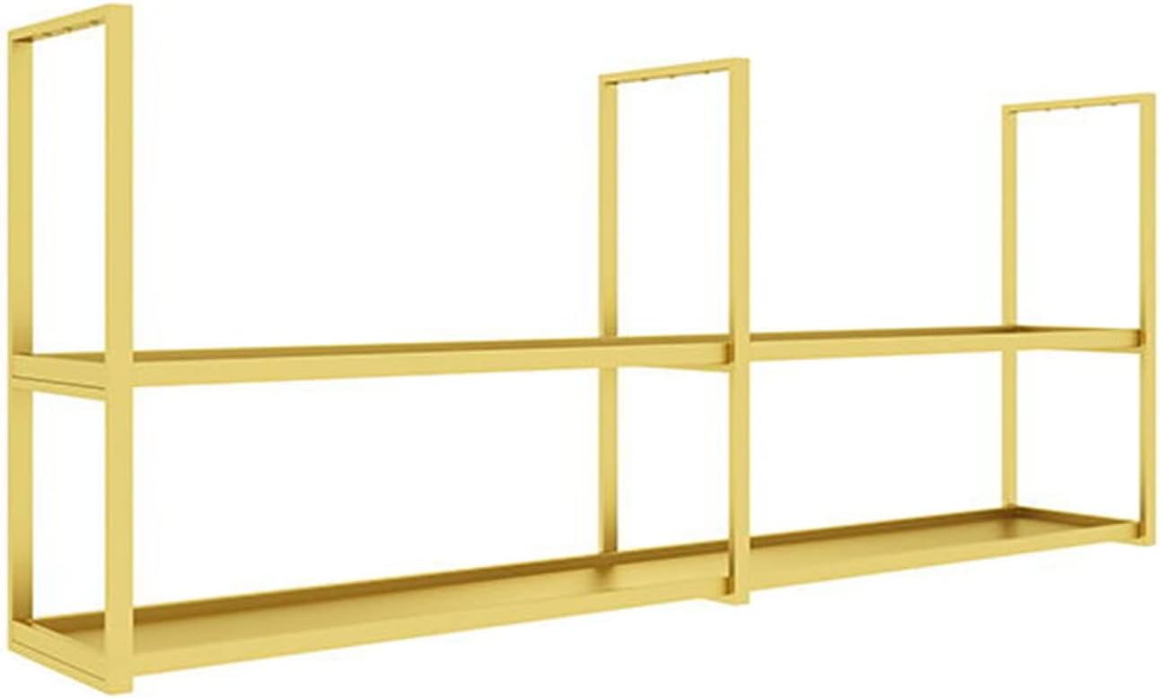 Vintage Industrial Iron Hanging Shelf for Bar Kitchen Home Decor Ceiling Mounted Storage Rack for Plants and Wine Bottles Display Stand for Restaurants 100x30x80cm