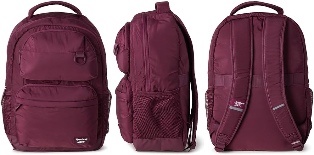 Reebok Travel Backpack Water Resistant Everyday Bag with Laptop Sleeve image 2