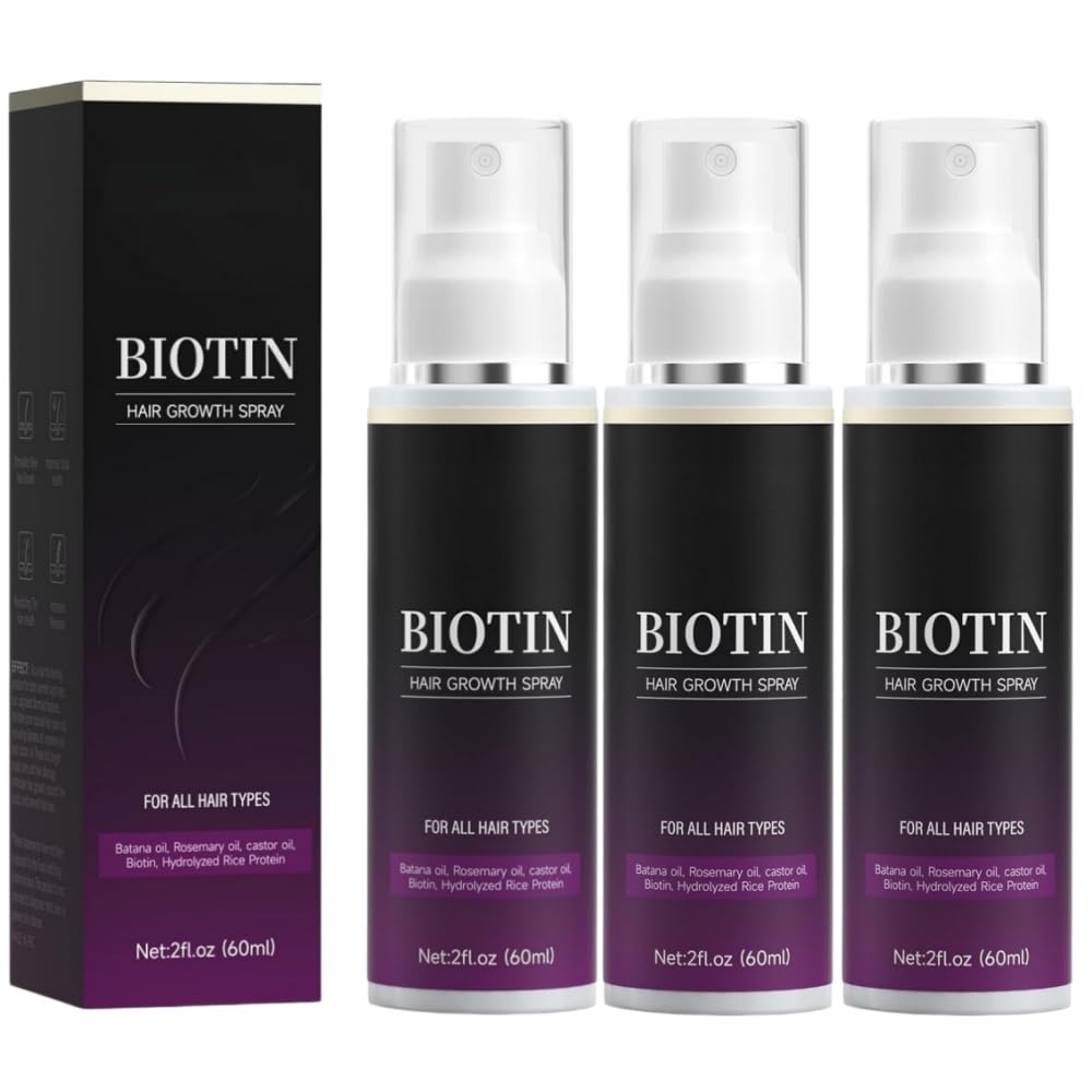 aveya biotin hair grow spray, leicht & schnell einziehend, pflegt das haar,kompakt und leicht