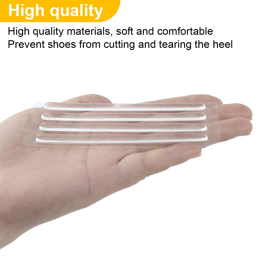 16 Piezas Antirozaduras zapatos de Agarre Transparente de Tacón Alto Cinta Adhesiva Almohadillas de Inserción de Gel de Silicona Forro Sandalia Cojín Adhesivo para Mujeres Zapatos