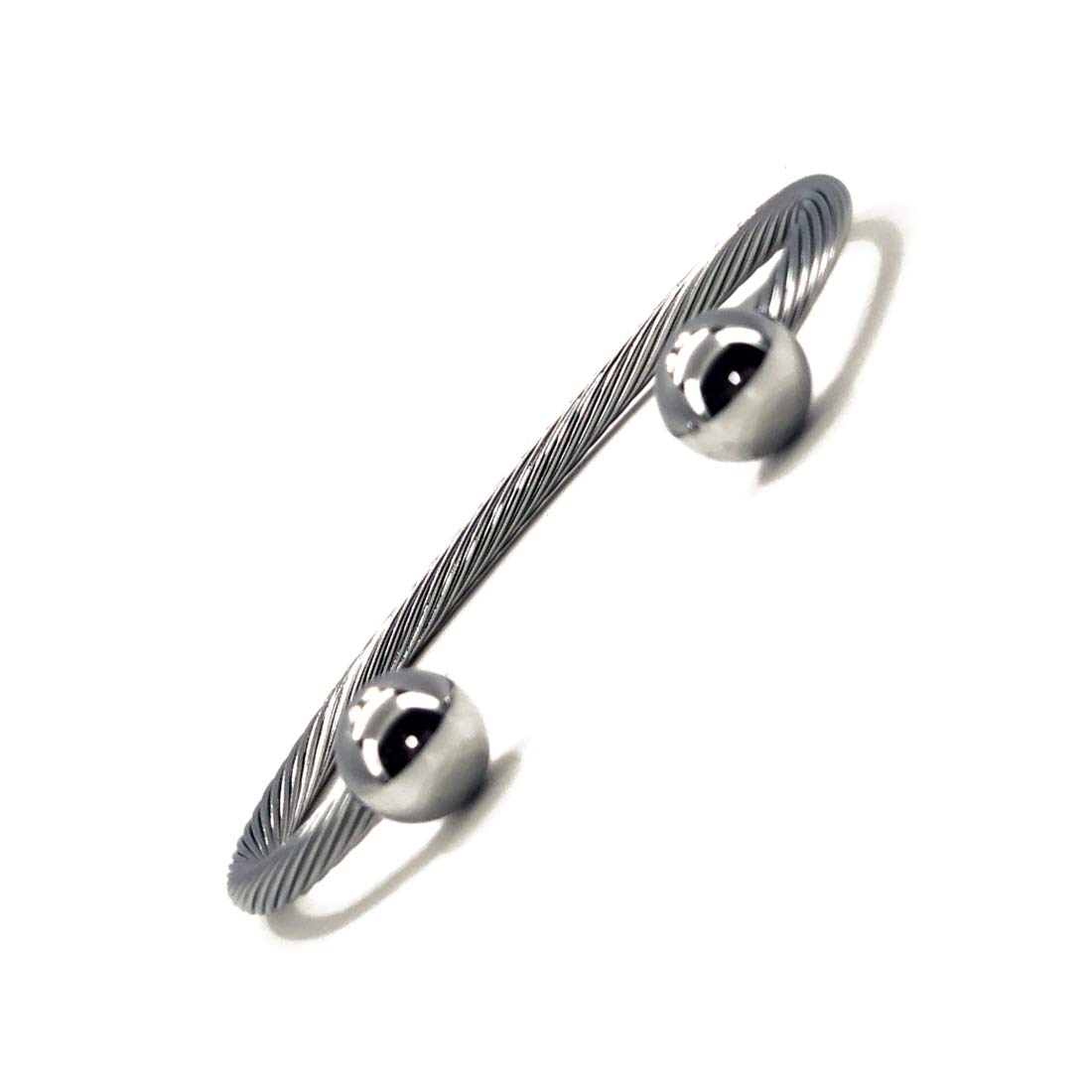 Accents Kingdom Pulsera magnética de acero inoxidable para terapia magnética y curación para artritis y túnel carpiano