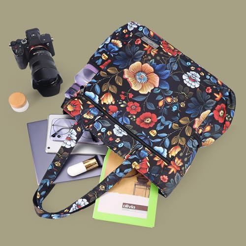 Image of CLOUDMUSIC Shoulder Tote Bag For Nurses Teachers Work Gym Travel Beach Women With Large Capacity Waterproof
