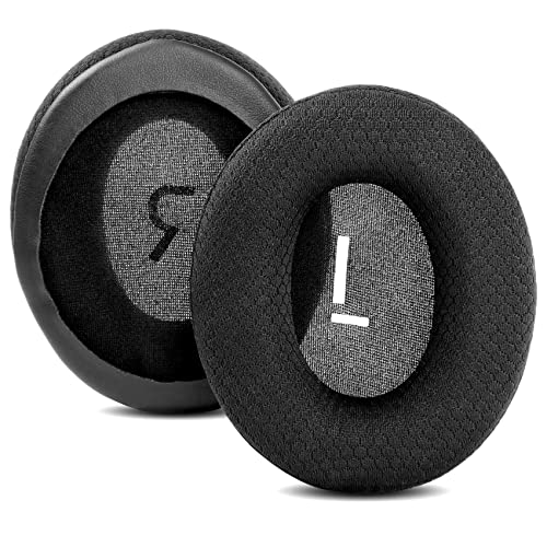 Almohadillas para auriculares HT5009 de repuesto para Avantree Audition Pro/HT5009/HT4189, almohadillas para orejas de tela con aislamiento acústico, color negro miniatura 3