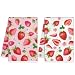 Hexagram Strawberry Kitchen Towels Set of 2, Strawberry Decor Gifts for Women, Funny Cute Housewarming Dish Hand Towels for Home Kitchen Decor