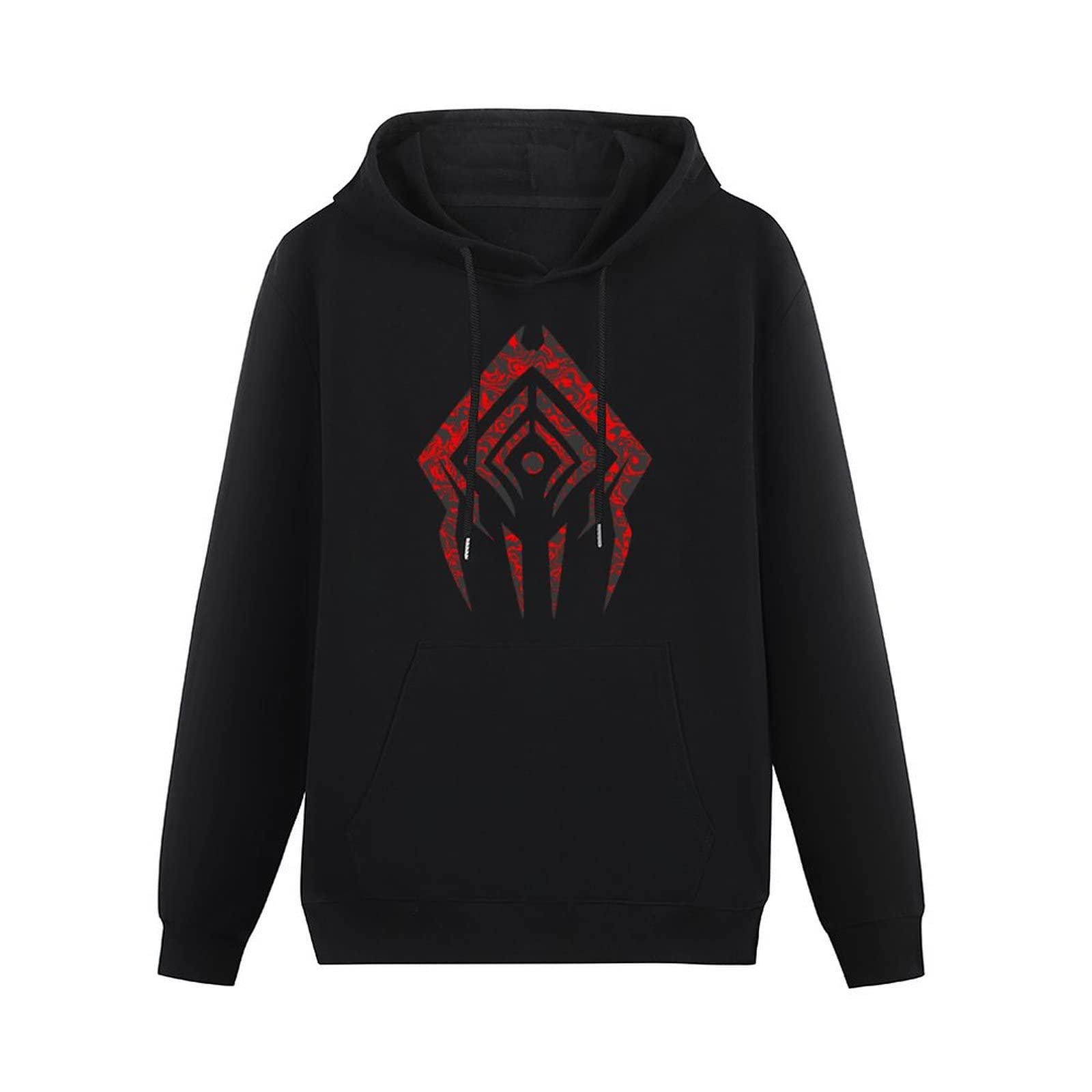 Shui Ti Du Unisex Black Hoodie Warframe Stalker Sigil Adult Size M