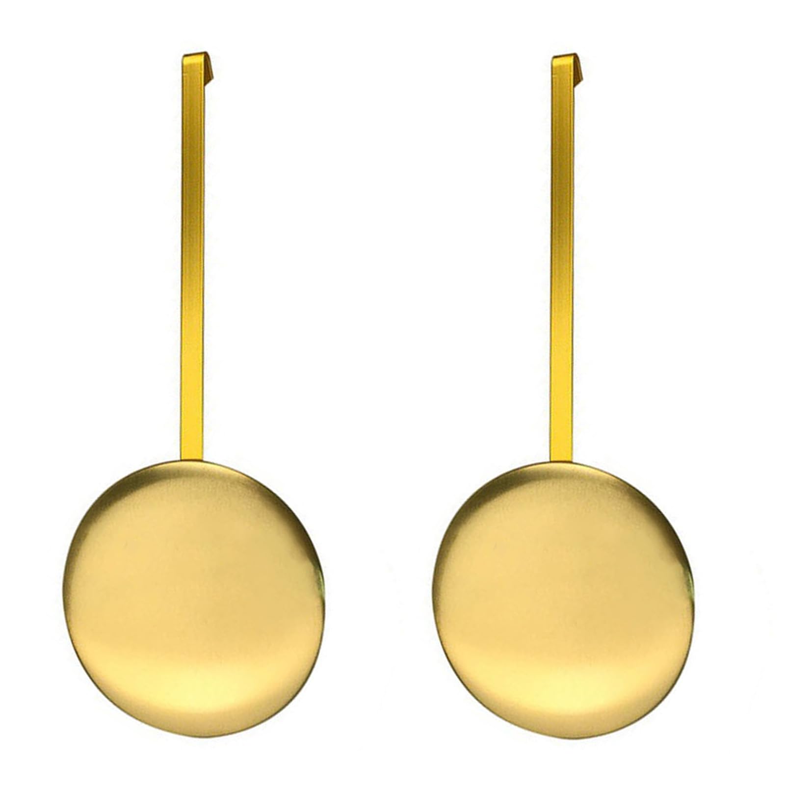 Hsioluted Decorative Gold Metal Pendulums for Clocks, Elevates Appearance Clock Pendulums with Dynamic Swing Wall Clock AccessorIES