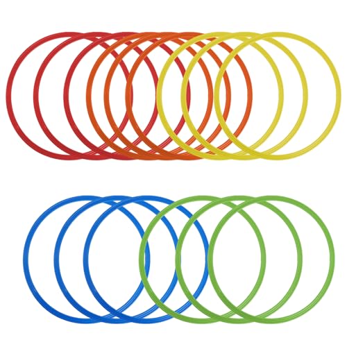 PEDOBALI 15 Pcs Obstacle Course Ring Set 15.7 Inch Large