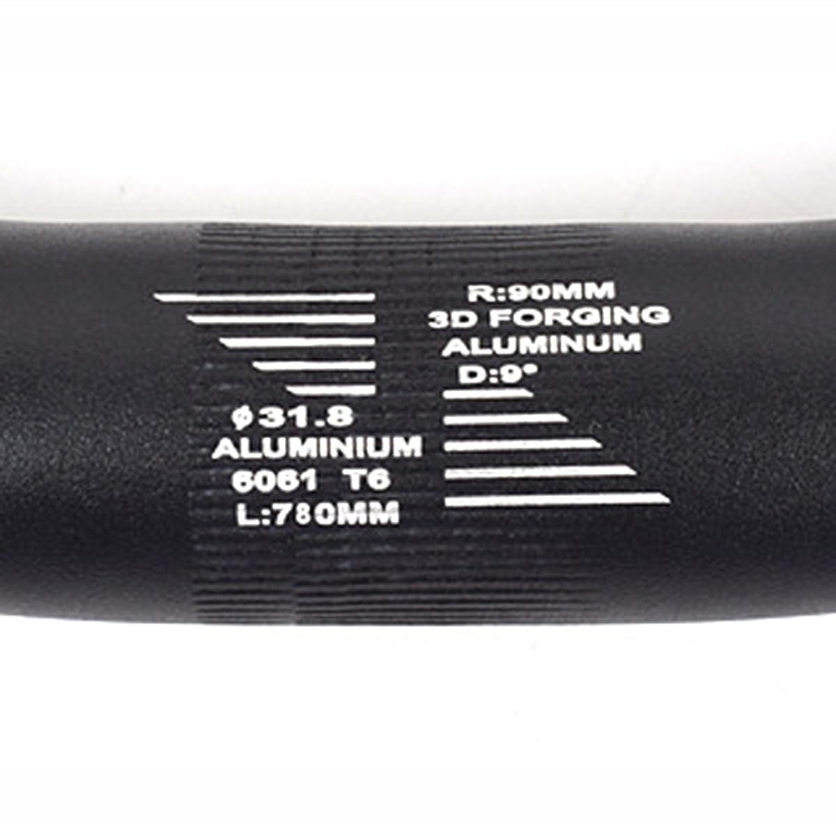 DELVOYE 31.8mm Relevé Guidon De Vélo VTT Riser Bar en Alliage D'aluminium 720/780mm Rise 90mm Grand Angle Cintre Velo pour Vélo Route XC AM DH FR Guidon (Color : Multi-Colored, Size