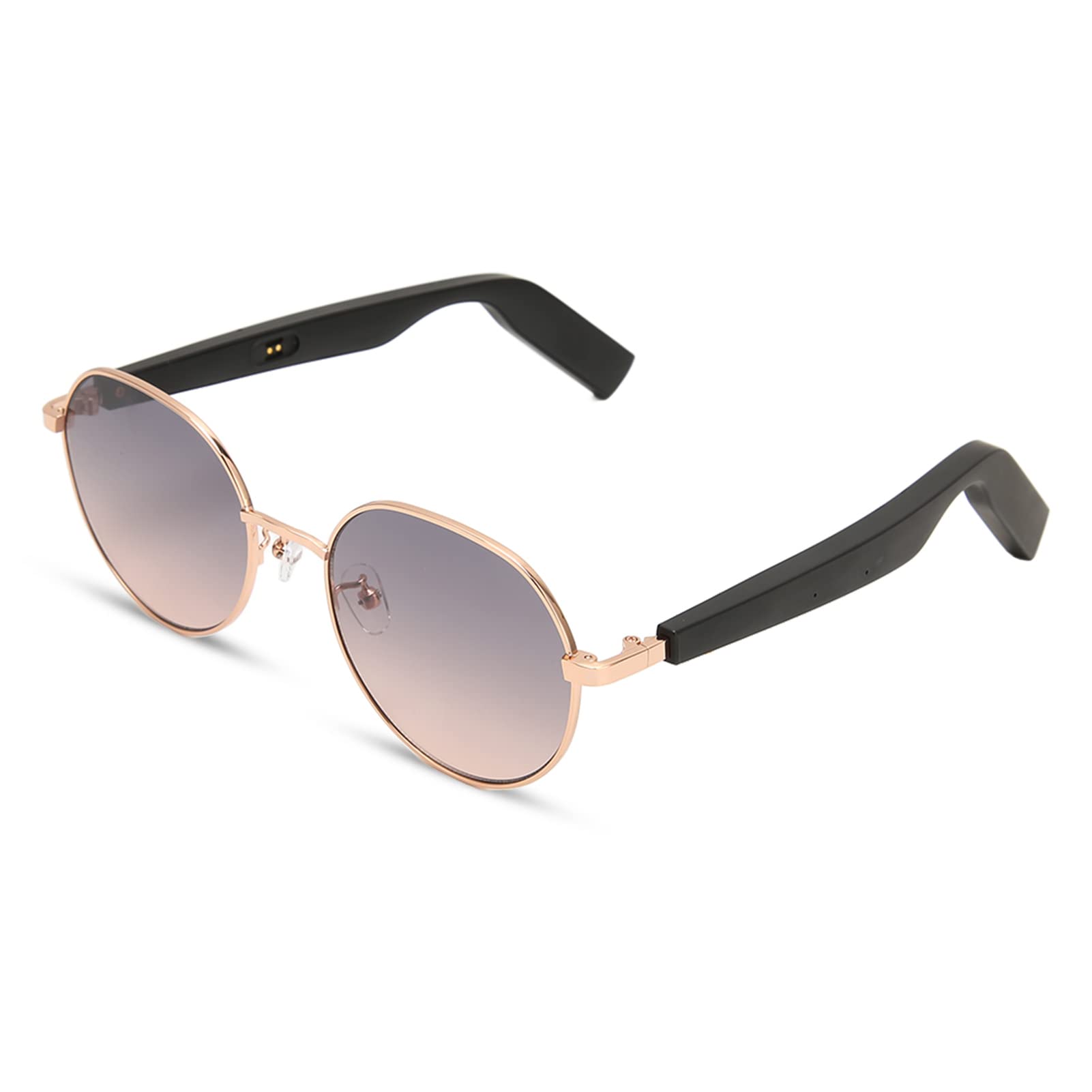 Audio Gafas de Sol Inteligentes Bluetooth Protección UV Altavoces Abiertos para Actividades Al Aire Libre TR90 Negro