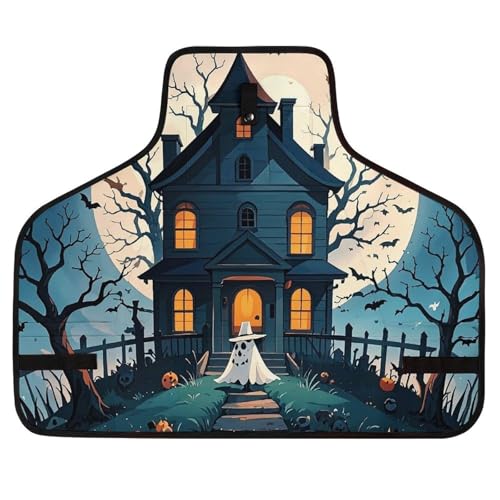 Delantal con diseño de Halloween con bolsillos y ajuste miniatura 1