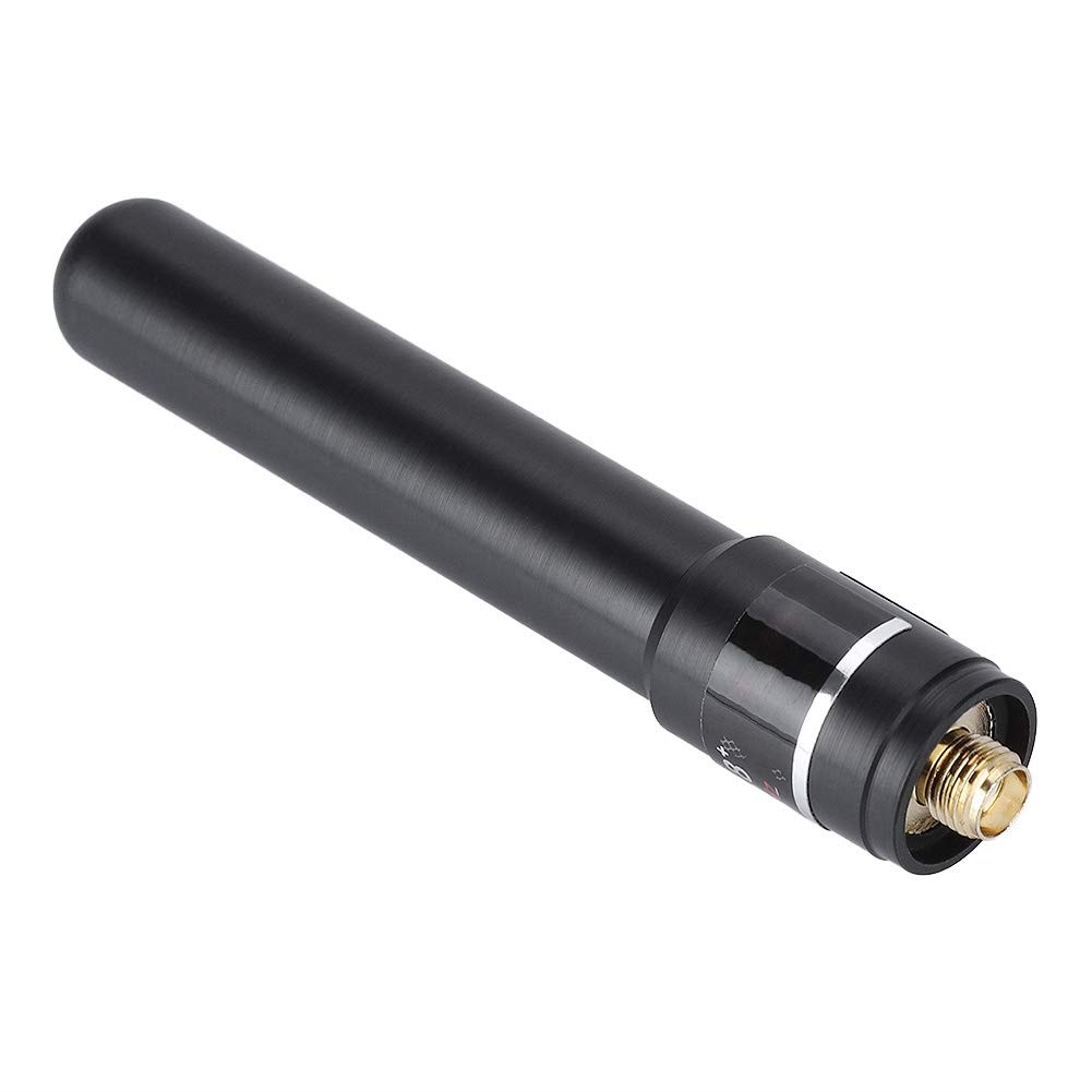 Antenna compatibile con Baofeng UV-5R Mobile Ham Radio, HH-S518+ SMA-F UV ad alto guadagno Dual Band antenna corta radio radio antenna