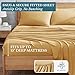 Casa Platino King Sheet Set – 4 Piece Pre-Washed Ultra Soft Bed Sheets, Brushed Microfiber Cooling Fabric, Cozy Fit for King Bed, Deep Pocket Fitted Sheet Set, Long-Lasting Hotel Quality - Cocoon