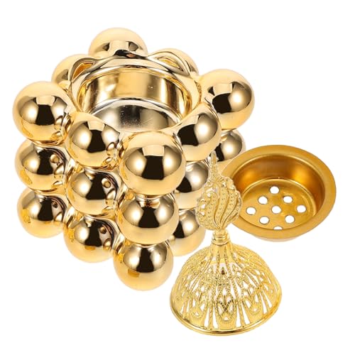 Brûleur Céramique Dorée et Diffuseur de Parfum Ramadan pour Décoration Maison - 2