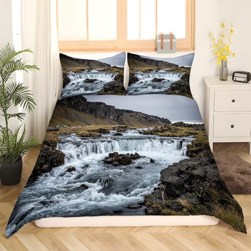 Housse couette 200x200 anti-plis en microfibre douce avec zippe - 3
