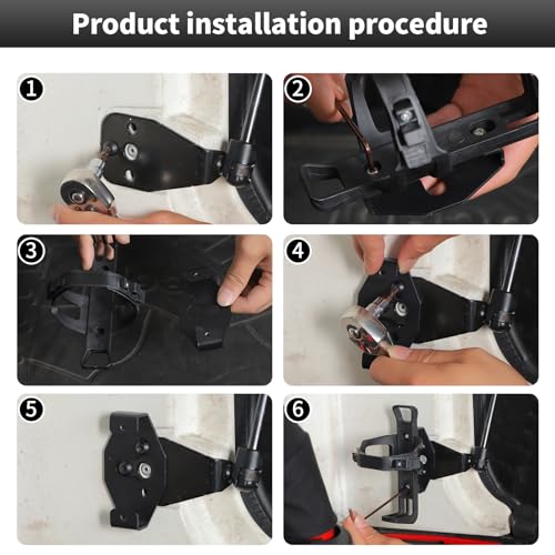 Soporte 2 en 1 Extintor y Portavasos para Jeep Wrangler miniatura 4