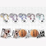 THE FIRST SLAM DUNK キーホルダー 5点セット スラムダンク 5点セット アクリル 桜木 花道 流川 楓 湘北 萌えグッズ 可愛い アニメ バッグ飾り 誕生日 プレゼント 鍵 飾り コスチューム道具 装飾品 かばん掛け 軽量 オシャレ 記念品 非公式… (流川楓)