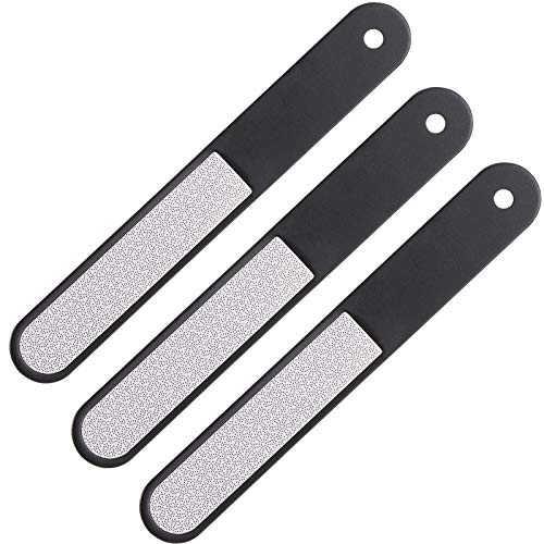 3pcs Nail Files - Stainless Steel Nail File- Double Sided - Travel Size