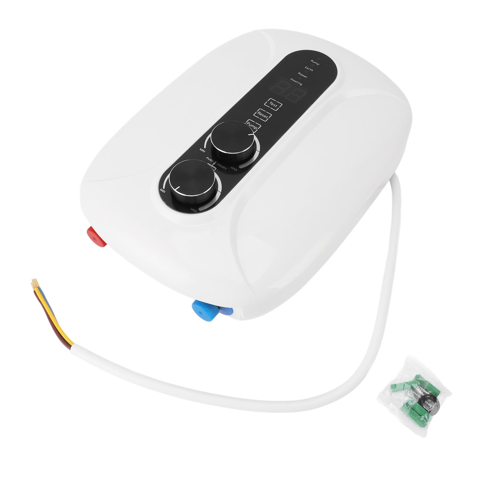 Calentador de Agua Eléctrico sin Tanque 5500W Pantalla LED 220V