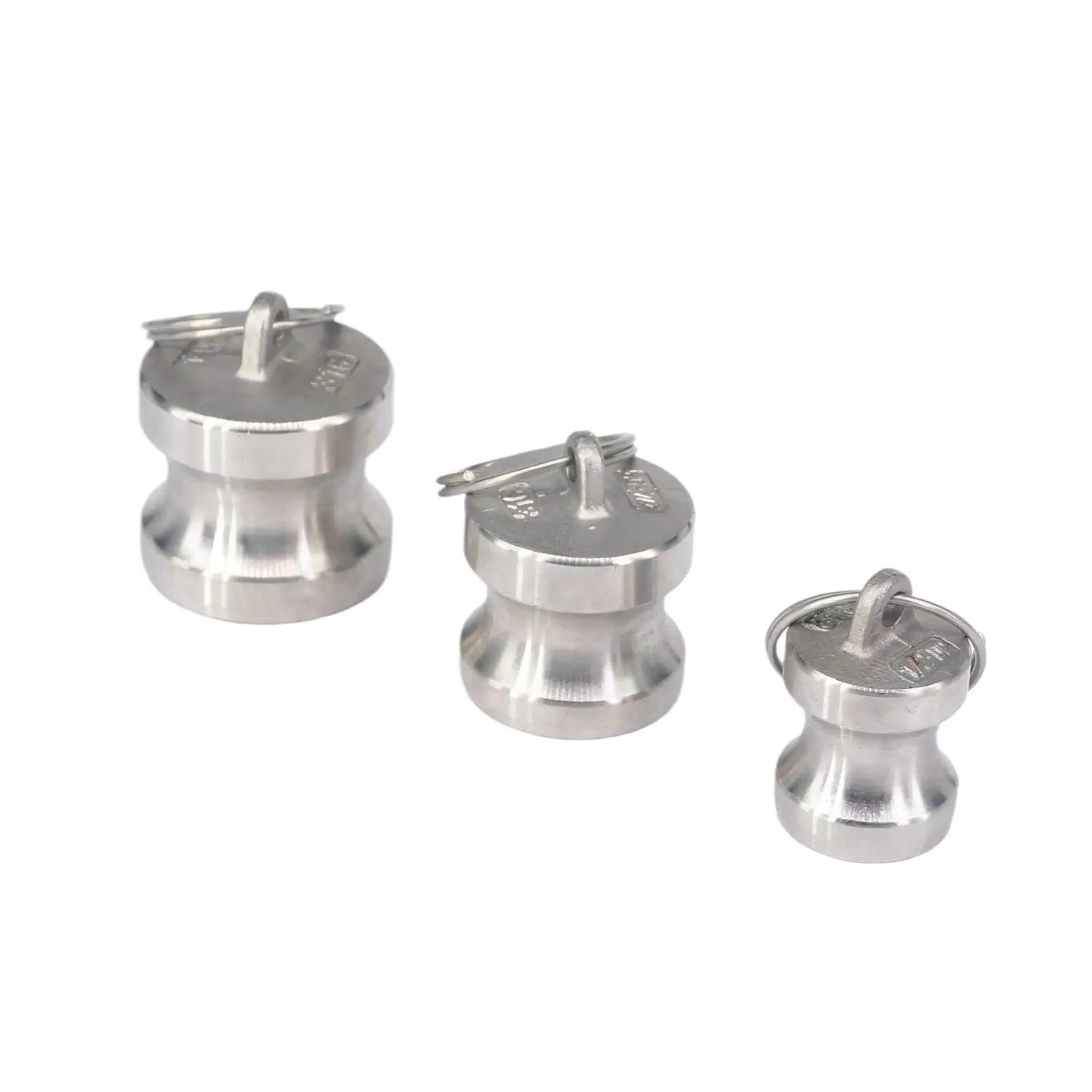 1 szt. rozmiar 0,5 cala 1,9 cm 1 cal 1-0,6 cm 1-1,3 cm 5 cm 5-1,3 cm 5-1,3 cm 7,6 cm 10,2 cm 304 stal nierdzewna typ DP camlock mocowanie zatrzymanie przepływu (1,3 cm)