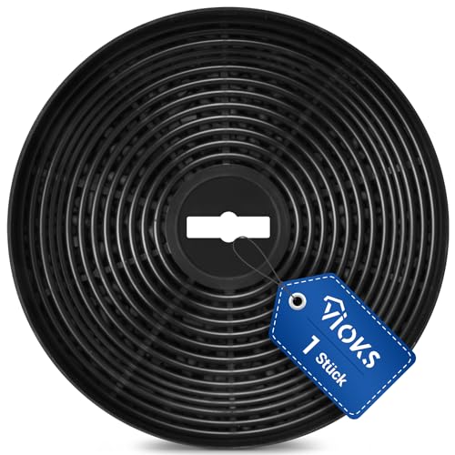 VIOKS Aktivkohlefilter Dunstabzugshaube 170mmØ Ersatz für Oranier Aktivkohlefilter KSC 700 - Kohlefilter für Dunstabzugshauben Gorenje DKF2500, DKO500M / MAN Leo, Mini, Jupiter